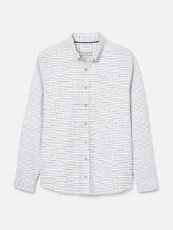 Welford Green Cotton Check Shirt