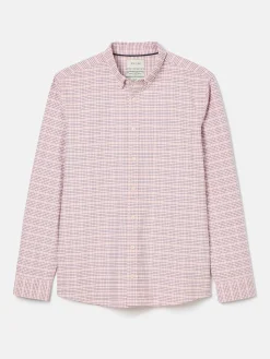 Welford Light Pink Cotton Check Shirt