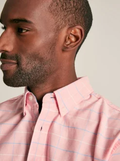 Welford Pink Cotton Check Shirt
