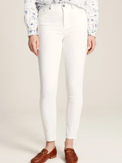 White Denim Stretch Skinny Jeans