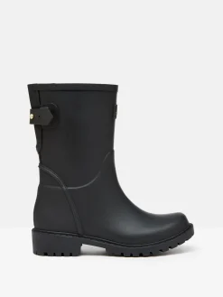 Wistow Black Adjustable Mid Calf Wellies