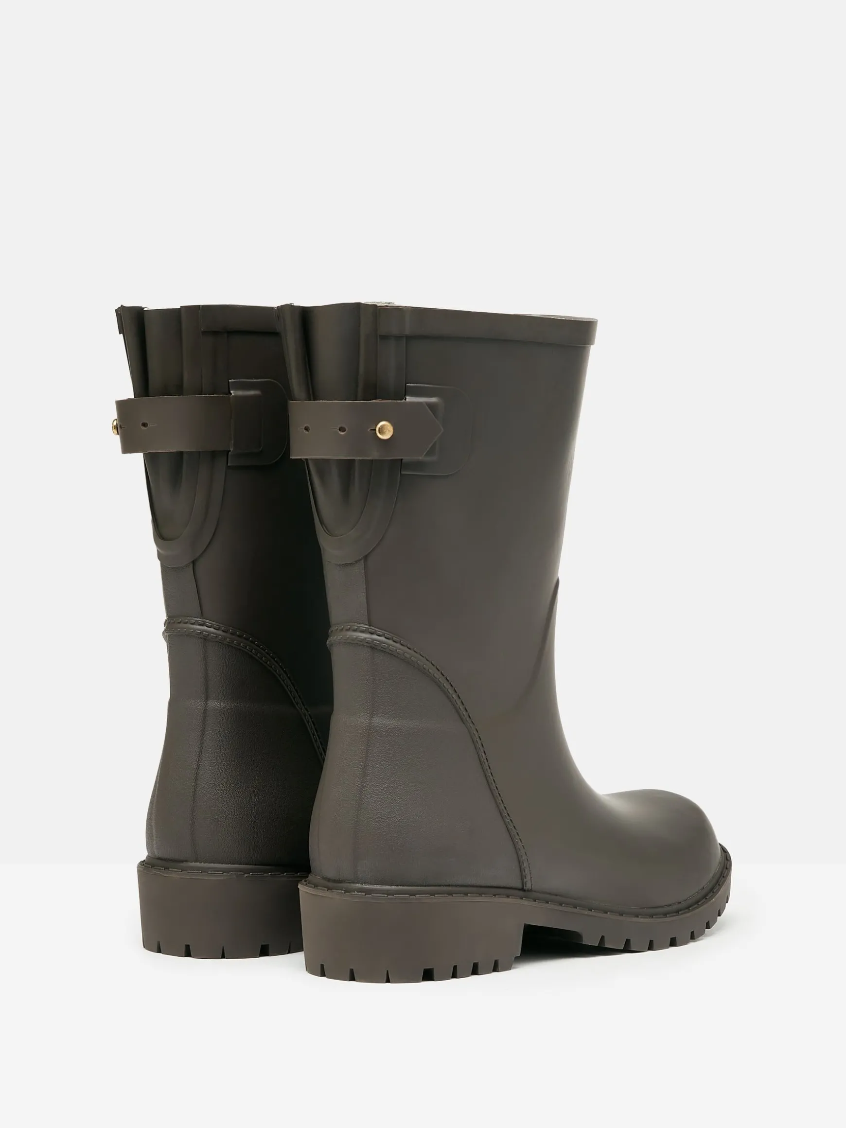 Wistow Brown Adjustable Mid Calf Wellies