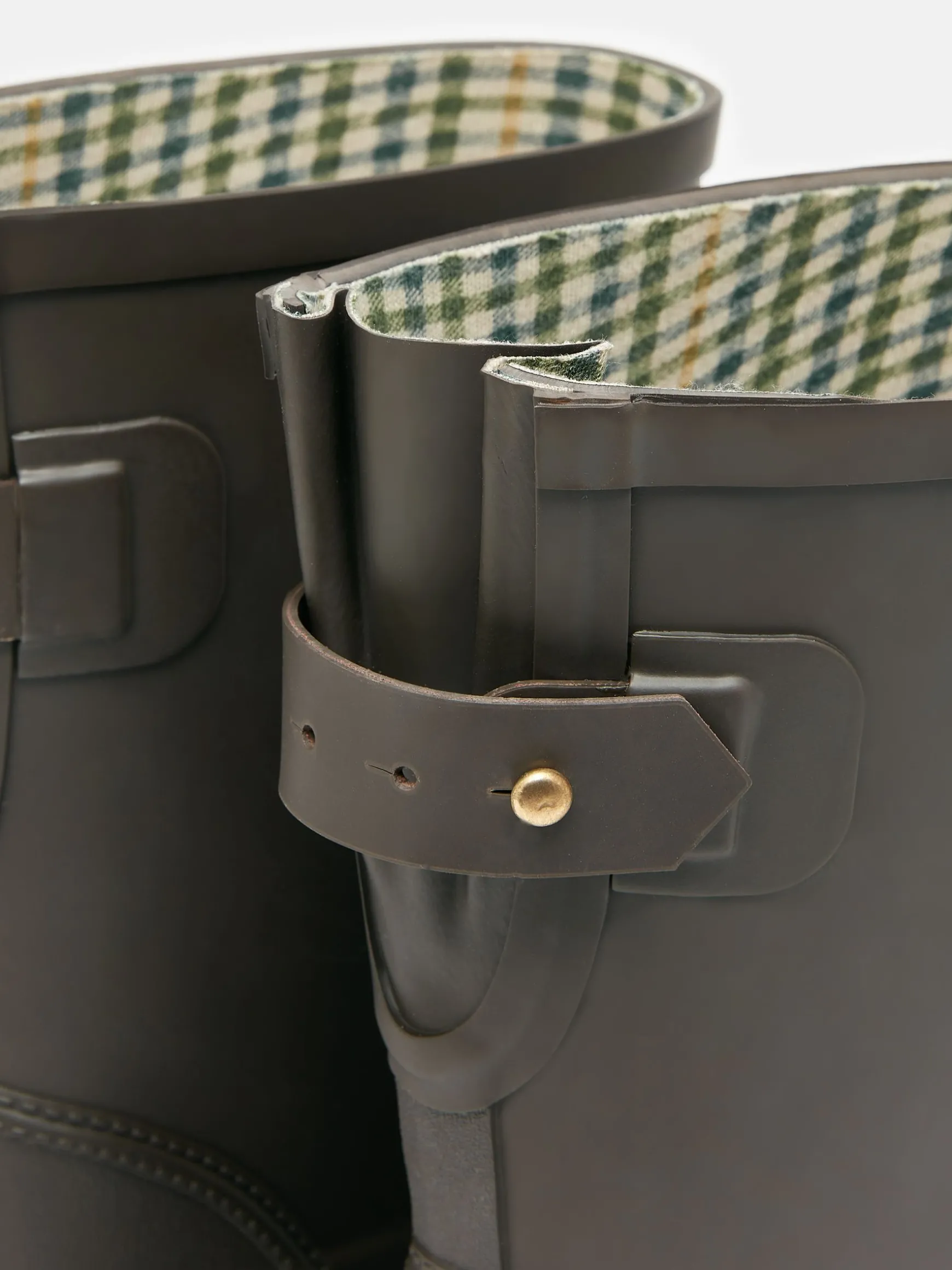 Wistow Brown Adjustable Mid Calf Wellies