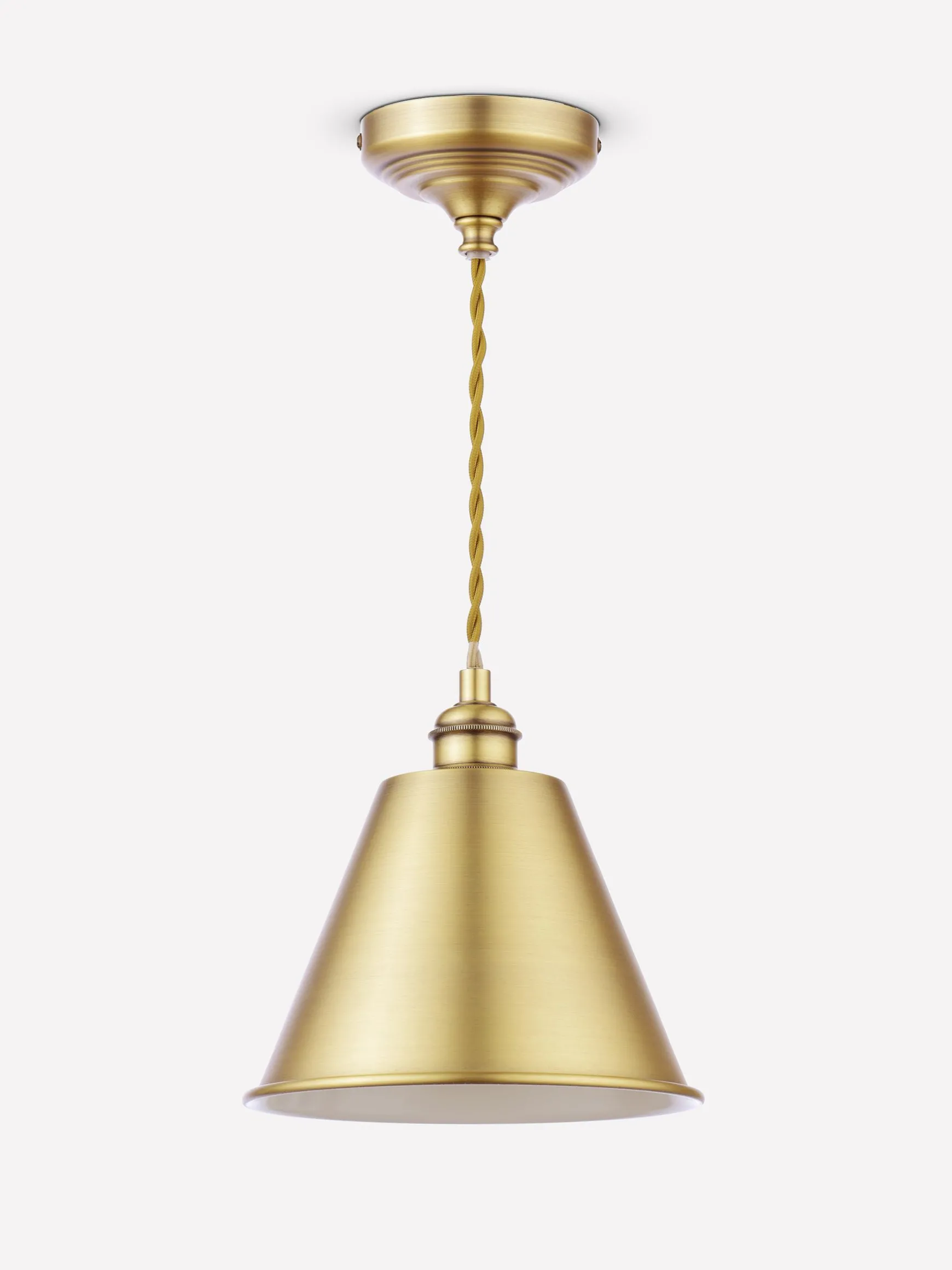 Wollaton Gold Brass Ceiling Pendant