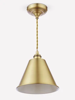 Wollaton Gold Brass Ceiling Pendant