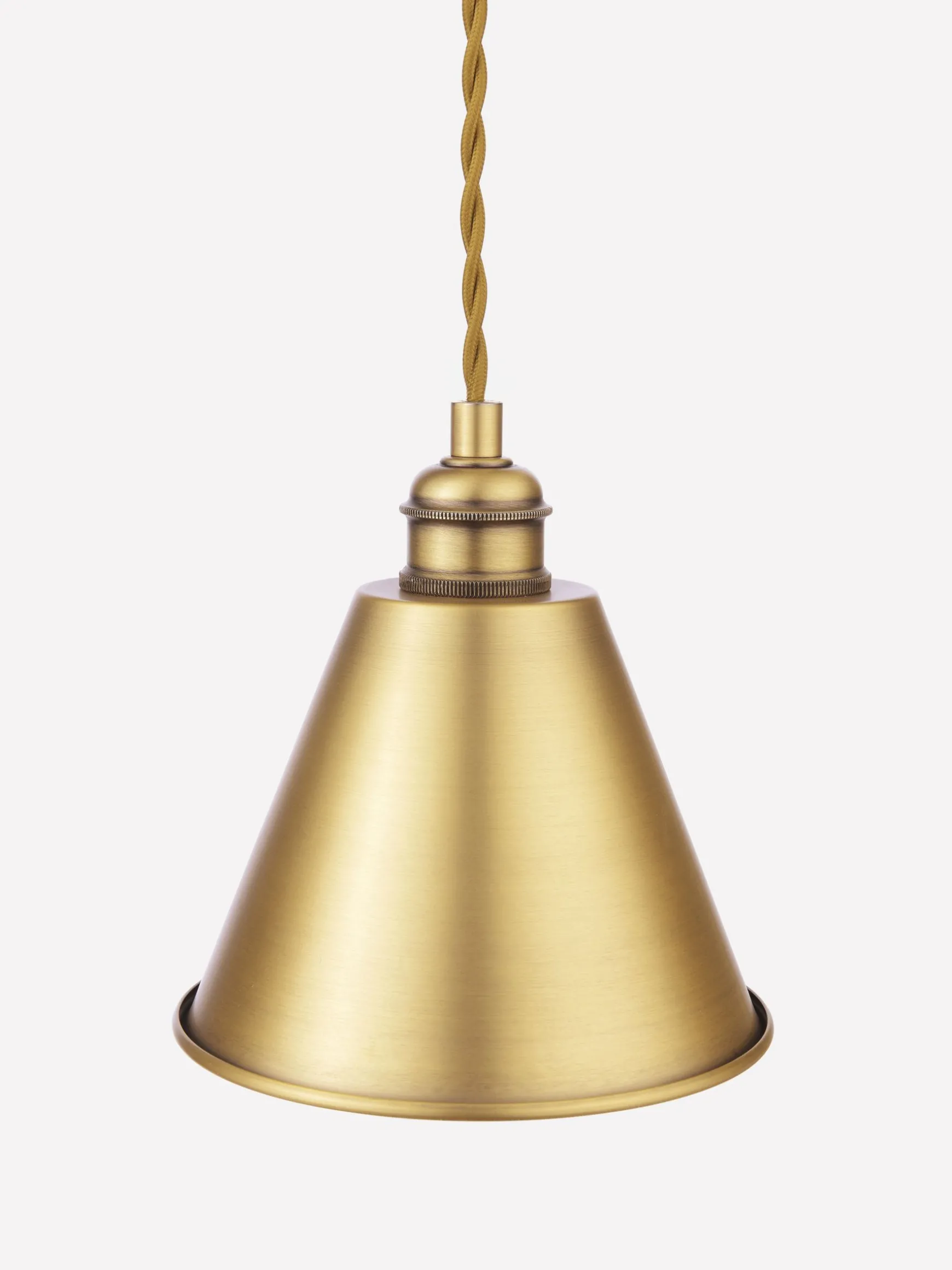 Wollaton Gold Three Bar Brass Ceiling Light