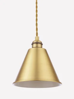 Wollaton Gold Three Bar Brass Ceiling Light