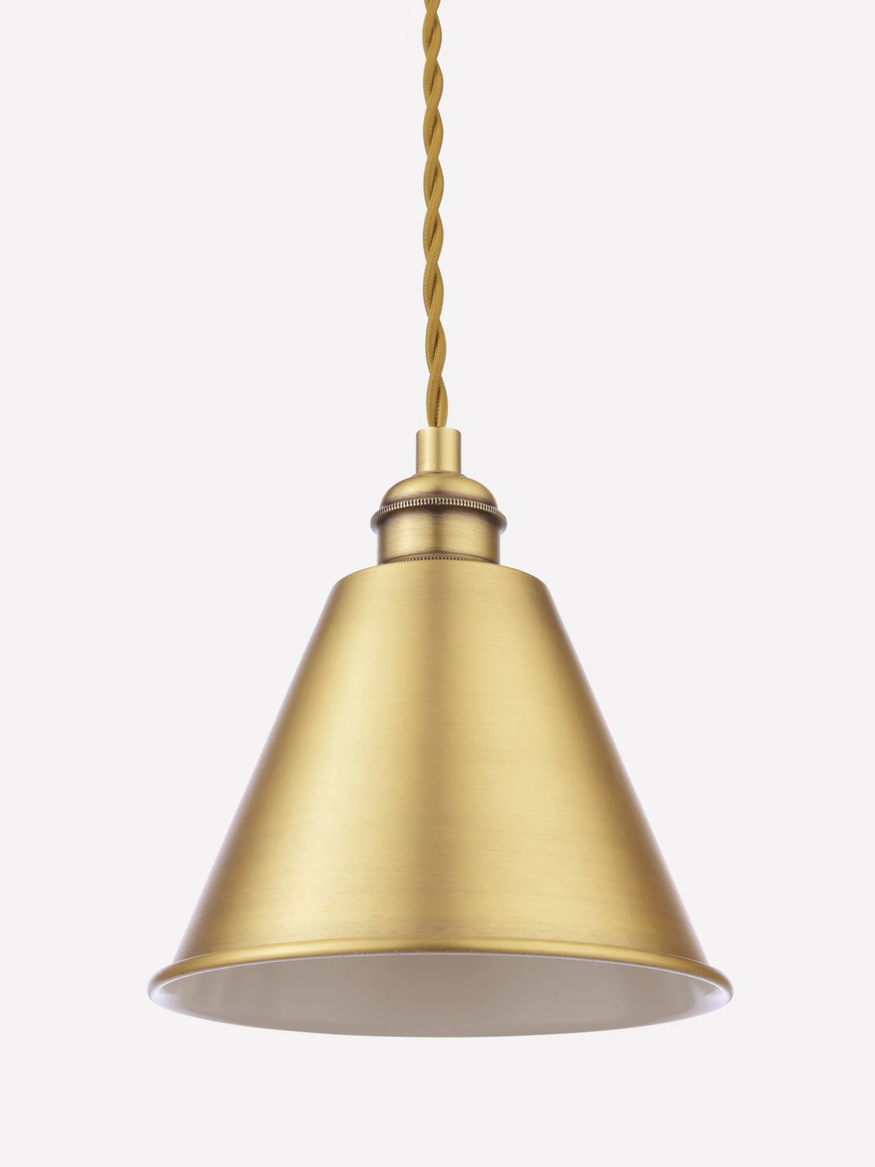 Wollaton Gold Three Bar Brass Ceiling Light