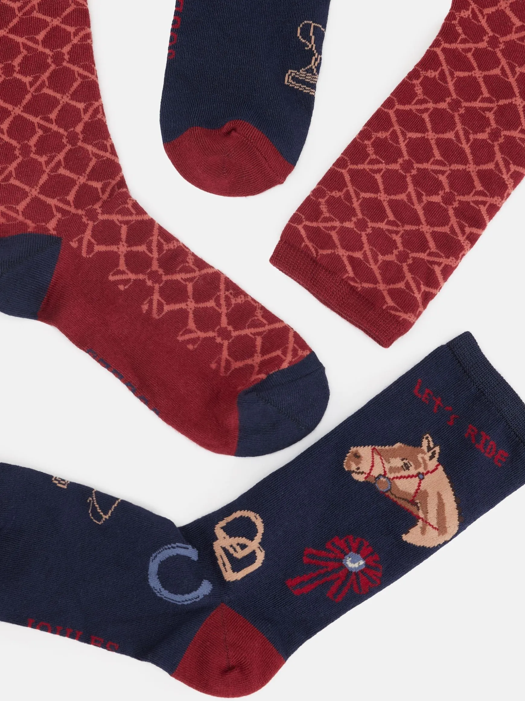 Women's Everyday Burgundy 2 Pack Socks (size 4-8)