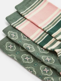 Women's Everyday Khaki Green 2 Pack Socks (size 4-8)