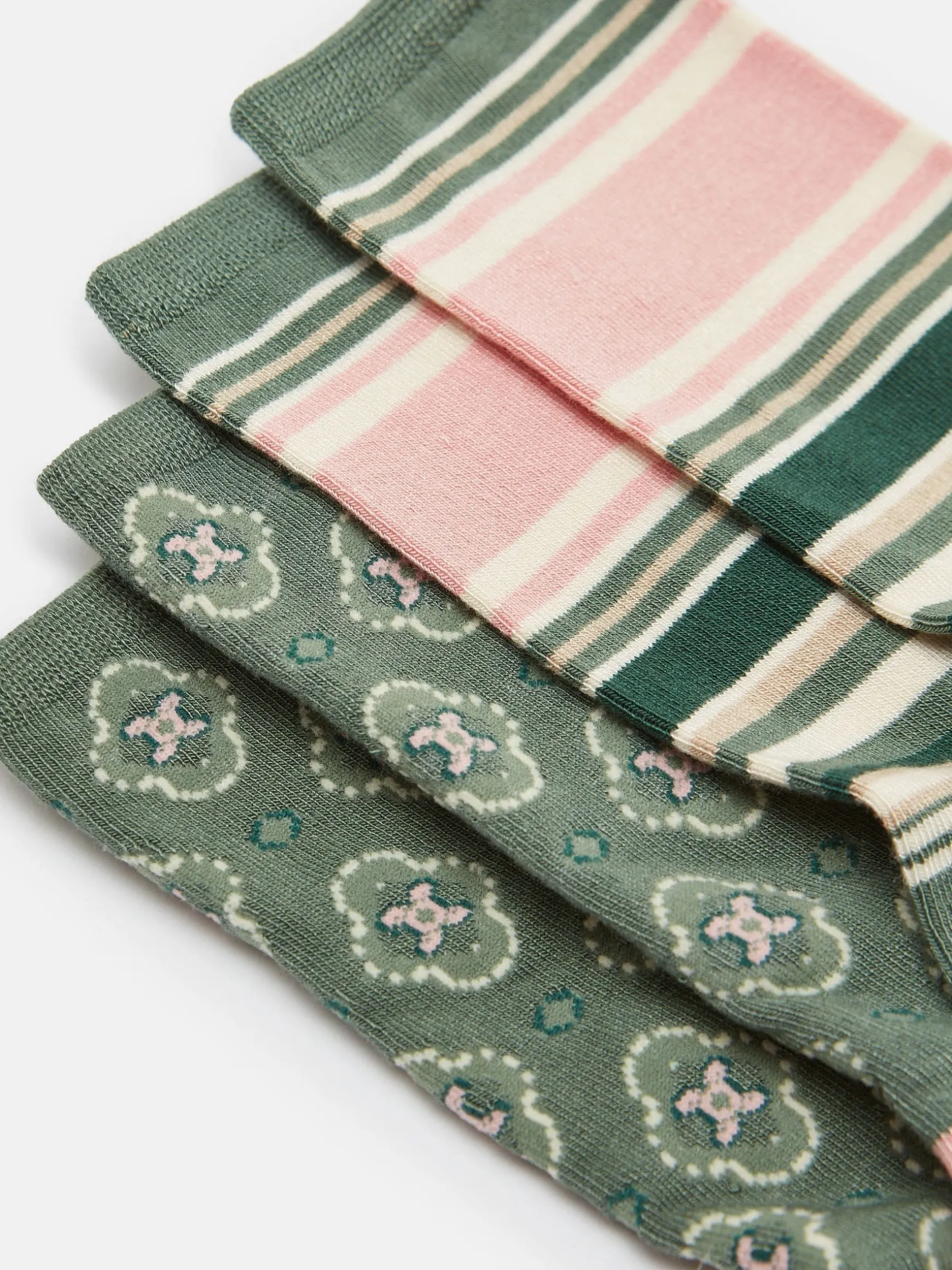 Women's Everyday Khaki Green 2 Pack Socks (size 4-8)