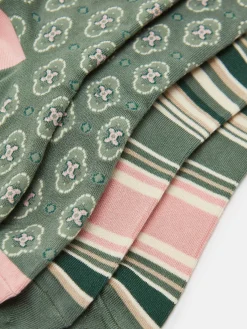 Women's Everyday Khaki Green 2 Pack Socks (size 4-8)