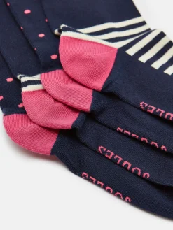 Women's Everyday Navy 2 Pack Socks (size 4-8)