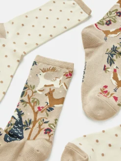 Women's Everyday Neutral/Tan 2 Pack Socks (size 4-8)