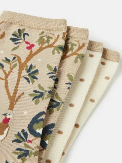 Women's Everyday Neutral/Tan 2 Pack Socks (size 4-8)