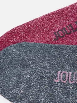 Women's Freya Navy Glitter Socks