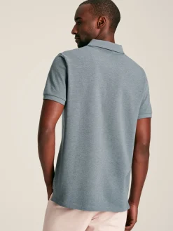 Woody Grey Regular Fit Cotton Pique Polo Shirt