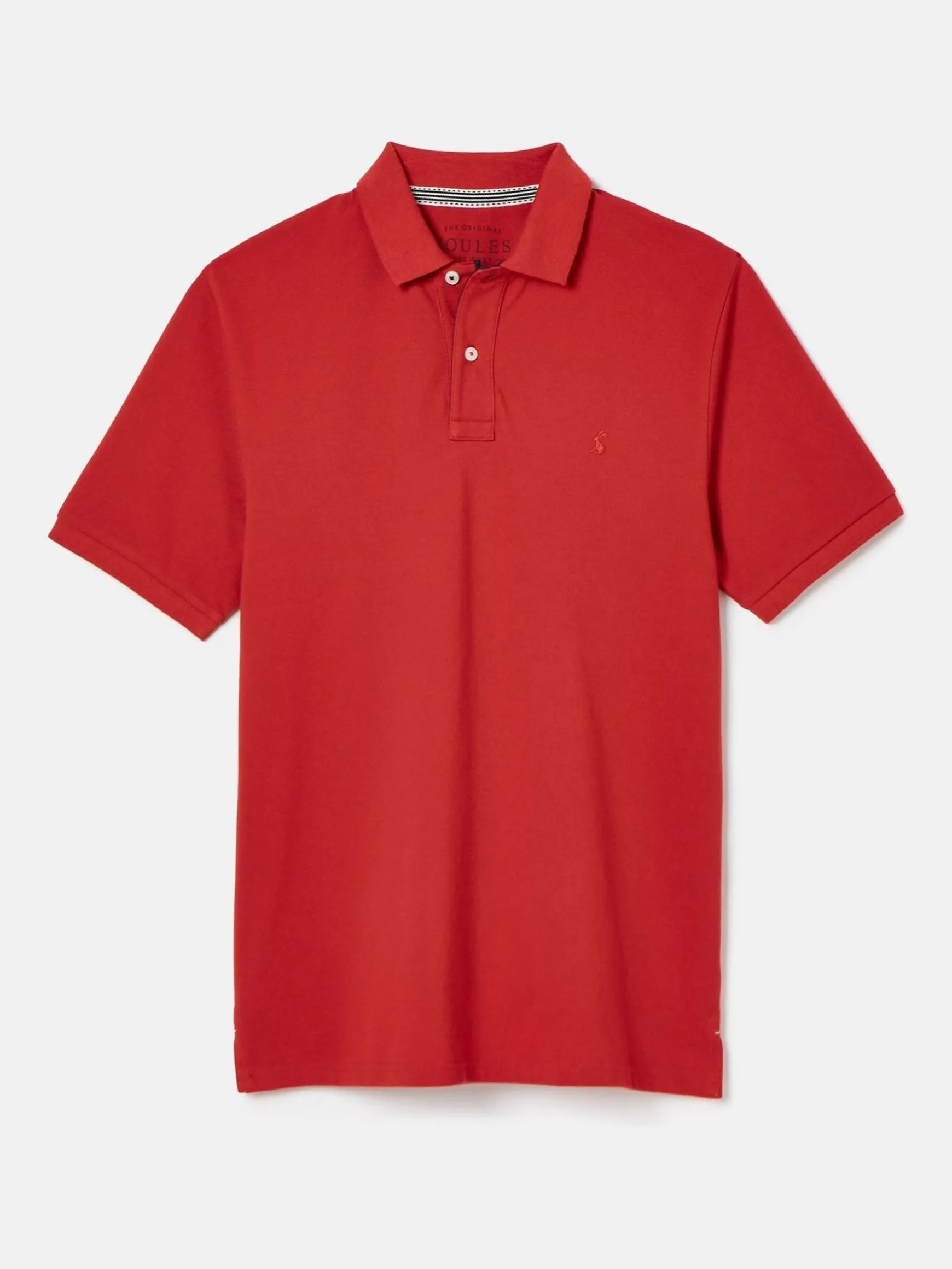 Woody Orange Regular Fit Cotton Pique Polo Shirt