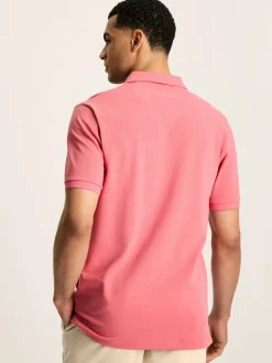 Woody Soft Pink Regular Fit Cotton Pique Polo Shirt