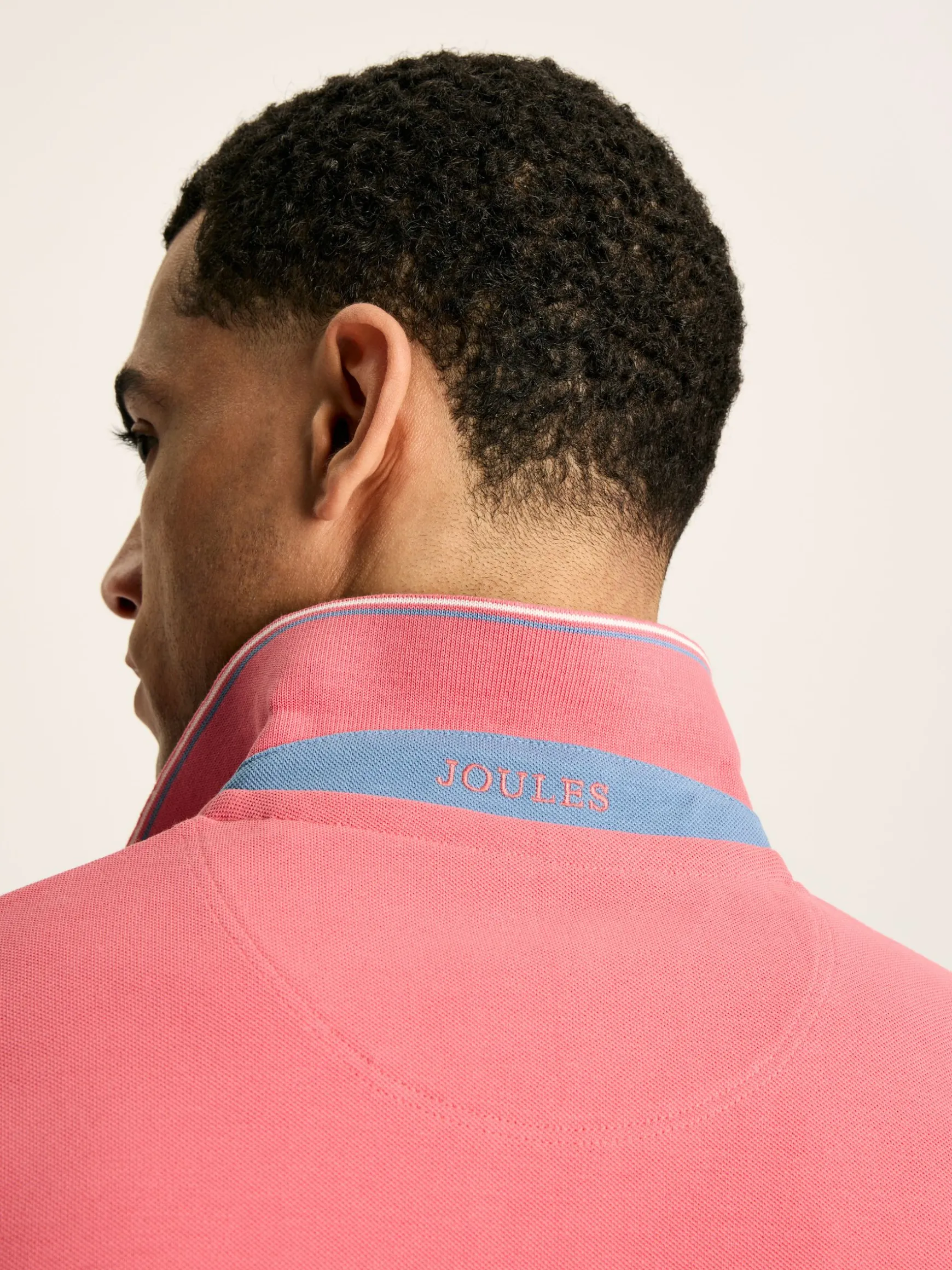 Woody Soft Pink Regular Fit Cotton Pique Polo Shirt