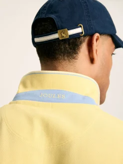 Woody Yellow Regular Fit Cotton Pique Polo Shirt