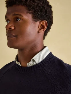 4x4 Navy Applique Crew Neck Jumper