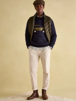 4x4 Navy Applique Crew Neck Jumper